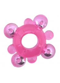 Эрекционное кольцо c бусинками - Toyfa Basic - в Нижнем Тагиле купить с доставкой