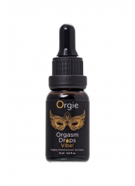 Возбуждающий гель для клитора ORGIE Orgasm Drops Vibe - 15 мл. - ORGIE - купить с доставкой в Нижнем Тагиле