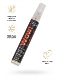 Оральный спрей ORGIE Wow! Strawberry Ice Blowjob Spray с охлаждающим и возбуждающим эффектом - 10 мл. - ORGIE - купить с доставкой в Нижнем Тагиле