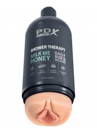 Телесный мастурбатор-вагина Shower Therapy Milk Me Honey - Pipedream - в Нижнем Тагиле купить с доставкой