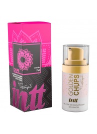 Возбуждающий гель Golden Chups с малиновым ароматом - 17 мл. - INTT - купить с доставкой в Нижнем Тагиле