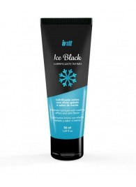 Лубрикант на водной основе Ice Black с ледяным эффектом - 50 мл. - INTT - купить с доставкой в Нижнем Тагиле
