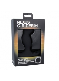 Черный вибромассажер простаты Nexus G-Rider+ - 12,6 см. - Nexus Range - в Нижнем Тагиле купить с доставкой