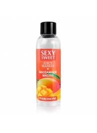 Массажное масло Sexy Sweet Juicy Mango с феромонами и ароматом манго - 75 мл. - Биоритм - купить с доставкой в Нижнем Тагиле