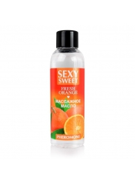 Массажное масло Sexy Sweet Fresh Orange с ароматом апельсина и феромонами - 75 мл. - Биоритм - купить с доставкой в Нижнем Тагиле