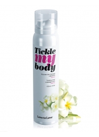 Массажная хрустящая пенка Tickle My Body Monoi с ароматом моной - 150 мл. - Love to Love - купить с доставкой в Нижнем Тагиле
