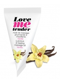 Съедобное согревающее массажное масло Love Me Tender Vanilla с ароматом ванили - 10 мл. - Love to Love - купить с доставкой в Нижнем Тагиле
