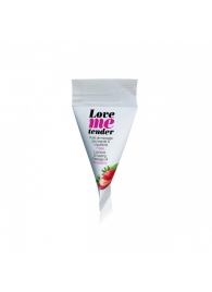 Съедобное согревающее массажное масло Love Me Tender Strawberry с ароматом клубники - 10 мл. - Love to Love - купить с доставкой в Нижнем Тагиле