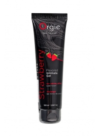 Интимный гель на водной основе Lube Tube Strawberry с клубничным вкусом - 100 мл. - ORGIE - купить с доставкой в Нижнем Тагиле