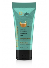 Съедобный интимный гель Orgie Lube Tube Cocktail Pina Colada - 50 мл. - ORGIE - купить с доставкой в Нижнем Тагиле