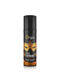 Съедобный гель Dual Vibe Sex On The Beach с эффектом вибрации и вкусом коктейля «секс на пляже» - 15 мл. - ORGIE - купить с доставкой в Нижнем Тагиле