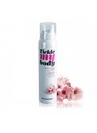 Массажная хрустящая пенка Tickle My Body Cherry Blossom с ароматом вишневого цвета - 150 мл. - Love to Love - купить с доставкой в Нижнем Тагиле
