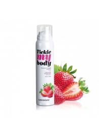 Массажная хрустящая пенка Tickle My Body Strawberry с ароматом клубники - 150 мл. - Love to Love - купить с доставкой в Нижнем Тагиле