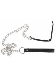 Зажим для половых губ с поводком Pussy Clamp With A Leash - Orion - купить с доставкой в Нижнем Тагиле