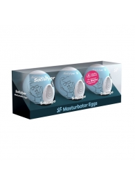Набор из 3 мастурбаторов-яиц Satisfyer Savage - Satisfyer - в Нижнем Тагиле купить с доставкой