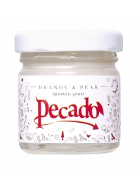 Массажная свеча Brandy   Pear - 35 мл. - Pecado - купить с доставкой в Нижнем Тагиле