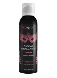Хрустящая пенка для массажа Orgie Acqua Croccante Sakura с ароматом сакуры - 150 мл. - ORGIE - купить с доставкой в Нижнем Тагиле