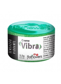 Возбуждающий крем Vibra с эффектом вибрации - 3,5 гр. - HotFlowers - купить с доставкой в Нижнем Тагиле
