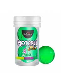 Лубрикант на силиконовой основе Hot Ball Plus с покалывающим эффектом (2 шарика по 3 гр.) - HotFlowers - купить с доставкой в Нижнем Тагиле