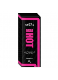 Гель для оральных ласк Oral Hot с согревающим эффектом - 15 гр. - HotFlowers - купить с доставкой в Нижнем Тагиле