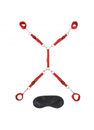 Красная фиксация на матрас Classic Bedspreader - Lux Fetish - купить с доставкой в Нижнем Тагиле