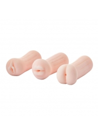 Набор из 3 мастурбаторов The Girl Next Door Tina - Dream Toys - в Нижнем Тагиле купить с доставкой