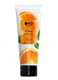 Лубрикант на водной основе OYO Aroma Gel Orange с ароматом апельсина - 75 мл. - OYO - купить с доставкой в Нижнем Тагиле