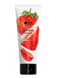 Лубрикант на водной основе OYO Aroma Gel Strawberry с ароматом клубники - 75 мл. - OYO - купить с доставкой в Нижнем Тагиле
