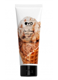 Лубрикант на водной основе OYO Aroma Gel Ice Cream с ароматом пломбира - 75 мл. - OYO - купить с доставкой в Нижнем Тагиле