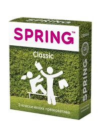 Классические презервативы SPRING CLASSIC - 3 шт. - SPRING - купить с доставкой в Нижнем Тагиле