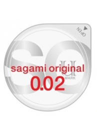 Ультратонкий презерватив Sagami Original - 1 шт. - Sagami - купить с доставкой в Нижнем Тагиле
