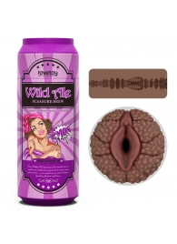 Коричневый мастурбатор-вагина Pleasure Brew Masturbator-Wild Ale в банке - Lovetoy - в Нижнем Тагиле купить с доставкой