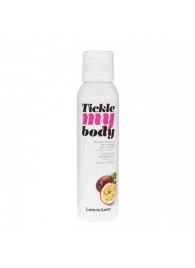 Массажная хрустящая пенка Tickle my body с ароматом маракуйи - 150 мл. - Love to Love - купить с доставкой в Нижнем Тагиле