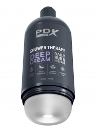 Мастурбатор в бутылке Shower Therapy Deep Cream - Pipedream - в Нижнем Тагиле купить с доставкой