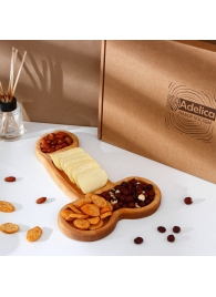 Деревянное блюдо для подачи в форме члена (32,5 х 20 х 1,7 см) - Сима-Ленд - купить с доставкой в Нижнем Тагиле