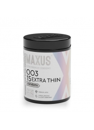 Экстремально тонкие презервативы MAXUS 003 Extra Thin - 15 шт. - Maxus - купить с доставкой в Нижнем Тагиле