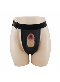 Полый страпон на регулируемых трусиках Houston - 17,5 см. - Baile - купить с доставкой в Нижнем Тагиле