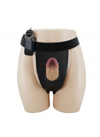 Полый вибрострапон на регулируемых трусиках Draven - 17,5 см. - Baile - купить с доставкой в Нижнем Тагиле