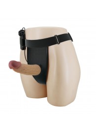 Полый вибрострапон на регулируемых трусиках Draven - 17,5 см. - Baile - купить с доставкой в Нижнем Тагиле