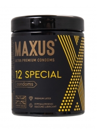 Презервативы с точками и рёбрами MAXUS Special - 12 шт. - Maxus - купить с доставкой в Нижнем Тагиле