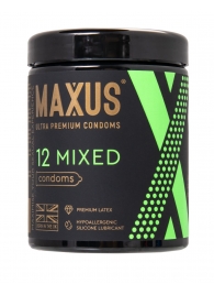 Презервативы MAXUS Mixed - 12 шт. - Maxus - купить с доставкой в Нижнем Тагиле