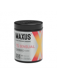 Анатомические презервативы MAXUS Sensual - 15 шт. - Maxus - купить с доставкой в Нижнем Тагиле