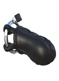 Черный замок верности Extreme Silicone Cock Blocker - Pipedream - купить с доставкой в Нижнем Тагиле