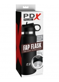 Черный мастурбатор в виде бутылки Fap Flask - Pipedream - в Нижнем Тагиле купить с доставкой