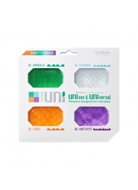 Набор из 4 мастурбаторов-стимуляторов Tenga Uni Variety Pack - Tenga - в Нижнем Тагиле купить с доставкой