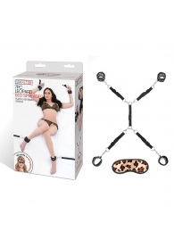 Леопардовая фиксация на матрас для рук и ног Classic Bedspreader - Lux Fetish - купить с доставкой в Нижнем Тагиле
