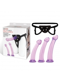 Тренировочный набор с тремя насадками Pegging Training Set - Lux Fetish - купить с доставкой в Нижнем Тагиле