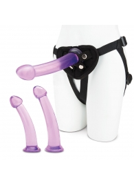 Тренировочный набор с тремя насадками Pegging Training Set - Lux Fetish - купить с доставкой в Нижнем Тагиле
