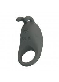 Серое эрекционное кольцо с вибрацией Master Ring - Baile - в Нижнем Тагиле купить с доставкой