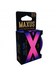 Презервативы Maxus XXL увеличенного размера - 3 шт. - Maxus - купить с доставкой в Нижнем Тагиле